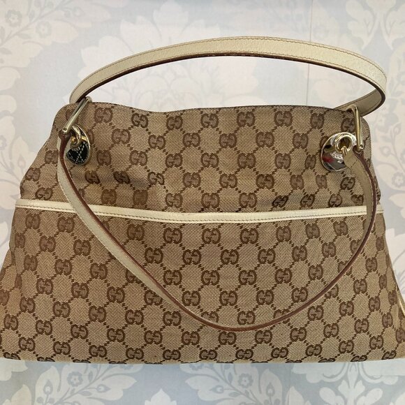Brown GG Monogram Medium Gucci Purse - Picture 1 of 8